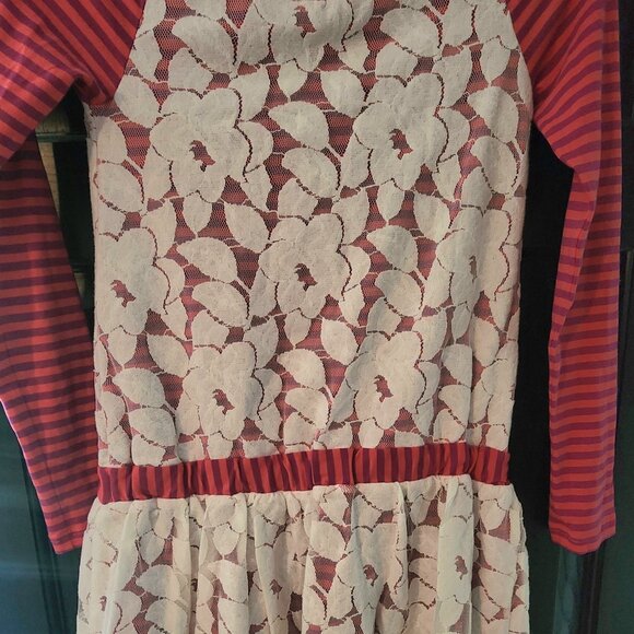NWT Matilda Jane 435 Friends Forever Lace Bexley Lap Dress Sz 10 - Picture 2 of 3